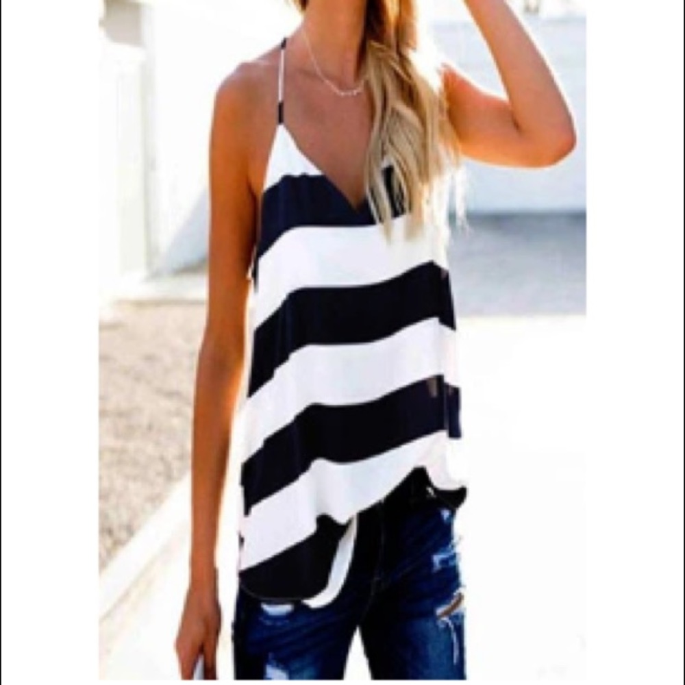 Stripped tank top